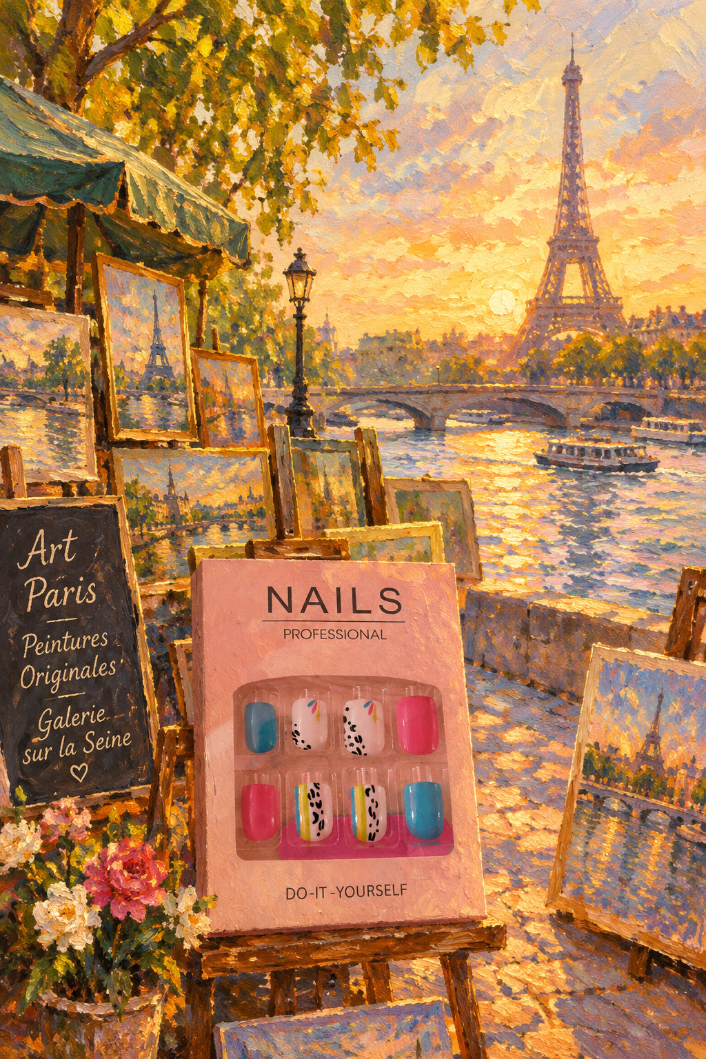 Art in Paris of love